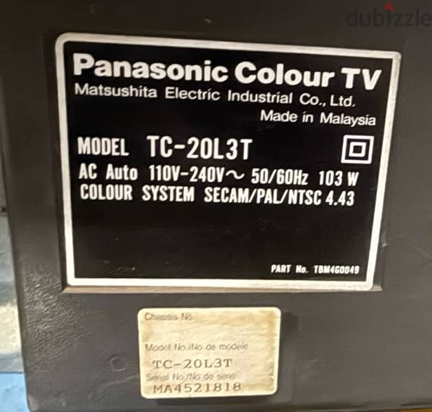Panasonic Tv 1
