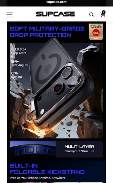 iPhone 17 Pro Max MagSafe Camera Control Button Phone Case - Black