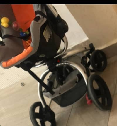 stroller+carseat عربية اطفال وكرسي سيارة