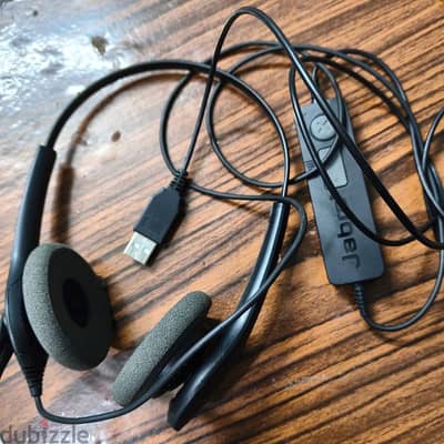 سماعة كول سنتر احترافية-Jabra BIZ 1500 Duo USB