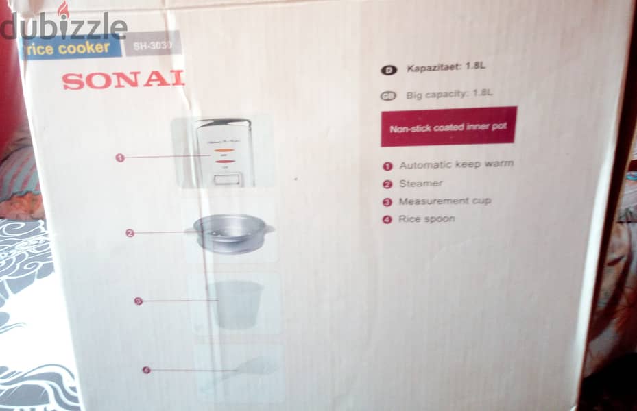 SONAT rice cooker sH 3030 3