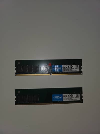 Crucial 2x8GB (16gb) - 2666Mhz PC RAM