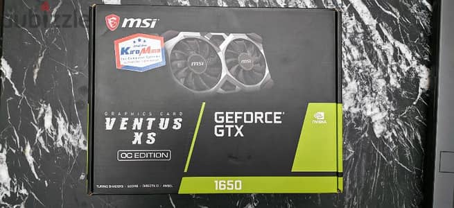 MSI GTX 1650 4G GDDR6 VENTUS XS OC EDITION