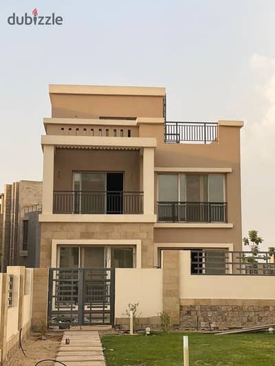 فيلا متشطبه فيو لاند سكيب للبيع في نيو هيلوبوليس بجوار  كمبوند سوديك ايست sodic east
