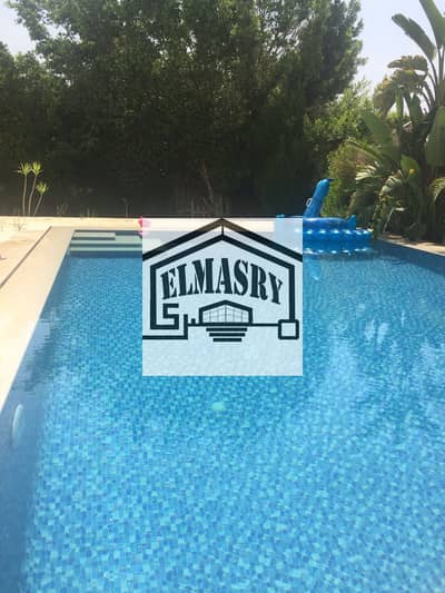 Villa with swimming pool for sale in El-Rehab 1, First Settlement, New Cairo, Model D1. Includes basement and roof terrace with special finishing.