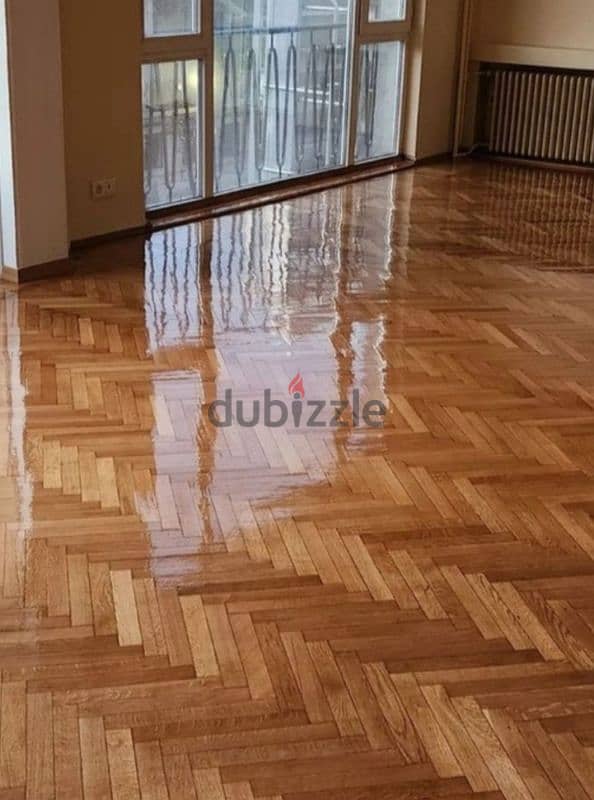 باركيه تركيب قشط ودهان وصيانه وhdf 1