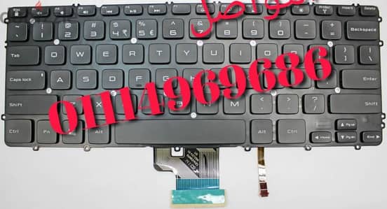 كيبوردات DELL Precision M3800 الاوريجينال ورك استيشن تاتش سكرين
