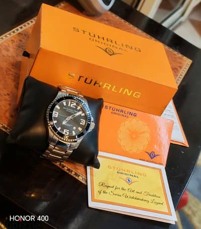 ساعة ستيرلينج سويسري STUHRLING