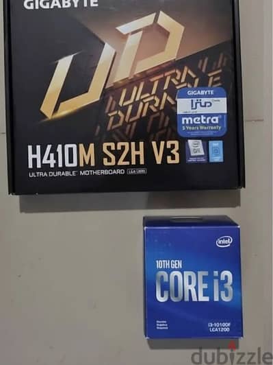 باندل جيل عاشر 16 ram ddr4 - بكارت الشاشه i3 10100f + h410 + 1650super