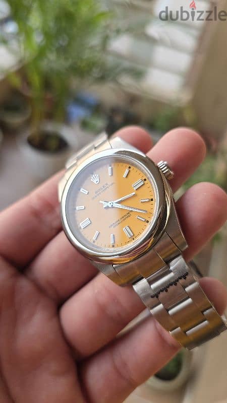 Rolex Yellow watch 1