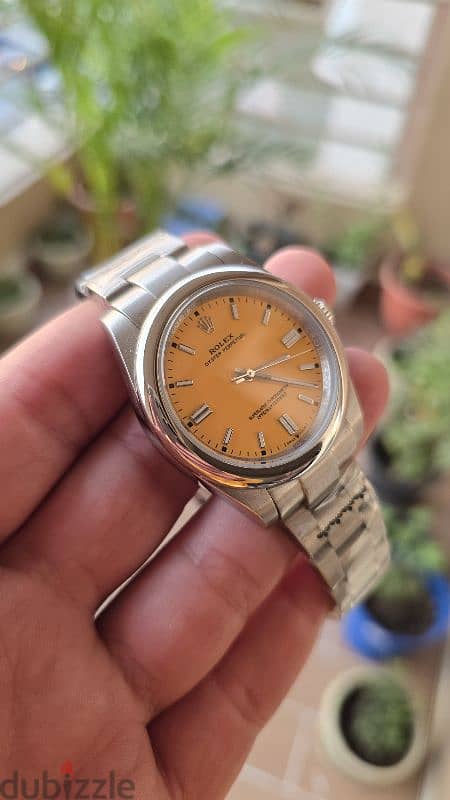 Rolex Yellow watch 2