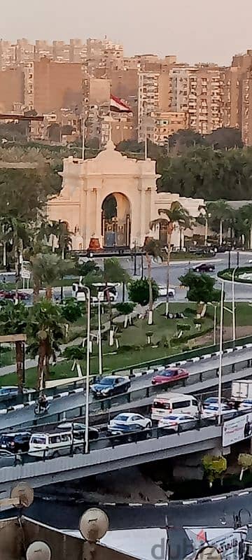 شقه مفروشه من المالك @دور عاشر سلم بدون اسانسير @ أمام القصر الجمهوري