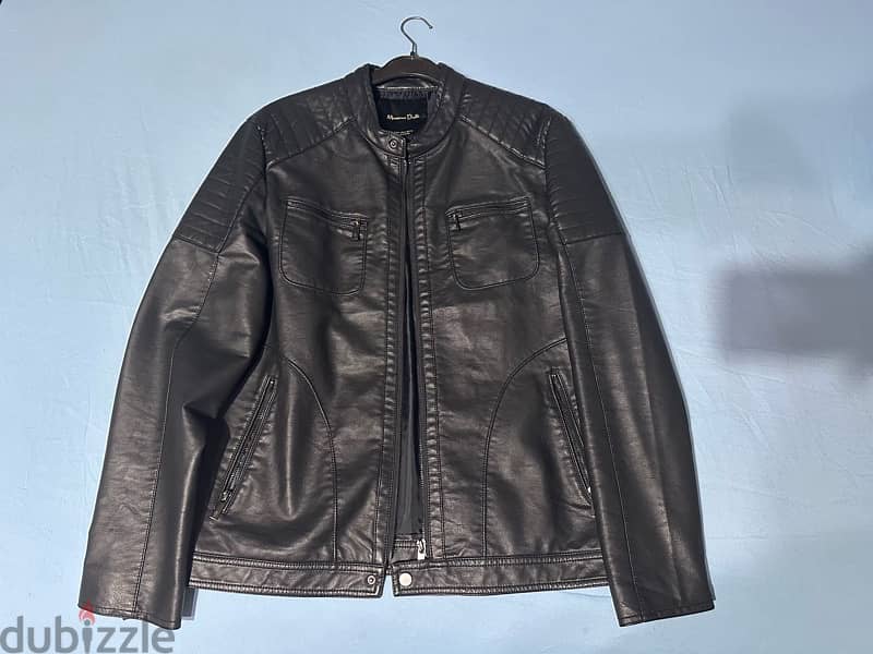 massimo dutti leather jacket 1
