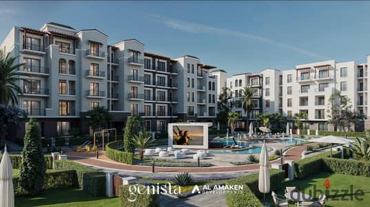 Apartment for Sale – Distinctive Unit with Landscape View in Genista Compound, Heart of Sheikh Zayed