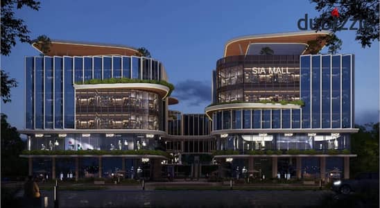 Office for sale with an area of 43m in SIA Mall October on the central axis just a minute from Al-Hosary Square at a competitive price and payment systems up to 100 months