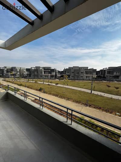 "Apartment with a private garden (55 sqm), immediate delivery, fully finished, 125 sqm, in October City, Northern Expansions area. "