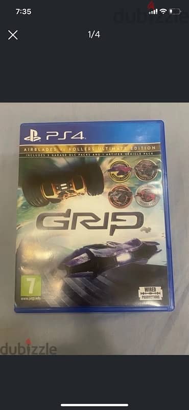 GRIP PLAYSTATION 4 CD GAME