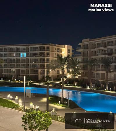 Chalet for sale at a bargain price, fully finished with air conditioning and kitchen, in a very prime location within Marassi Marina Views - North Coa