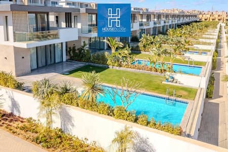 Own a chalet in one of Ain Sokhna's most prestigious villages, ready for immediate occupancy in one year, with a direct sea view. Available for sale
