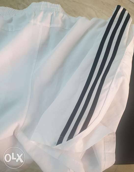 شورت اديداس ابيض Adidas climatlite white 3