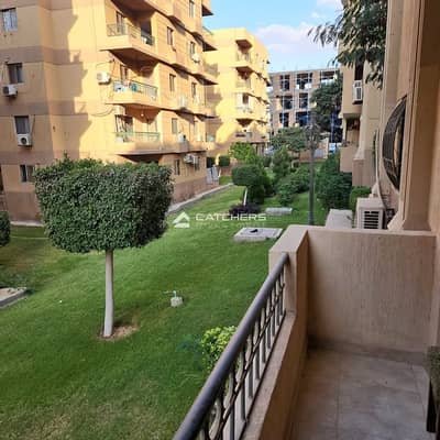 Ready-to-move-in apartment -With a landscape view - at a special price, in Al Ashrafia Compound, New Cairo, near Al Rehab and Waterway on 90th