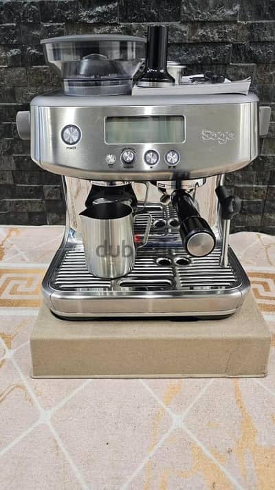 sage barista pro silver new with box and all accessories