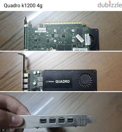كارت شاشه NVIDI Quadro 4g ddr5 K1200