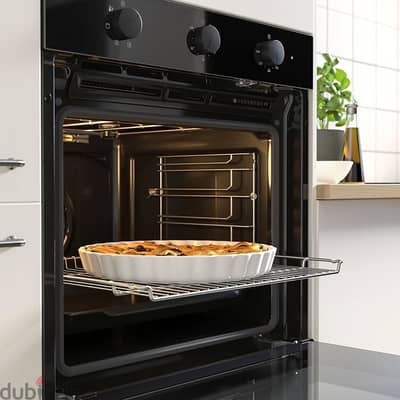 فرن ايكيا SPJUTBO فرن بمروحة, وظيفة الشواية أسود IKEA of Sweden