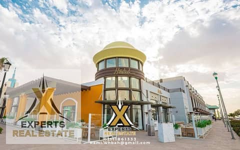 Restaurant and cafe for sale on the corner in Open Air Mall Madinaty, the largest mall in Egypt and the Middle East for a deal at the old price 2023 restaurant for sale cafe for sale shop for sale in Madinaty a deal