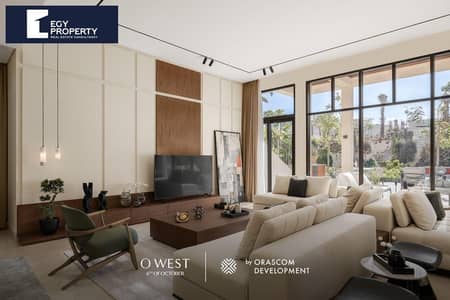 Under market price Townhouse Villa For Sale Landscape View Prime location in O West - 6th of October