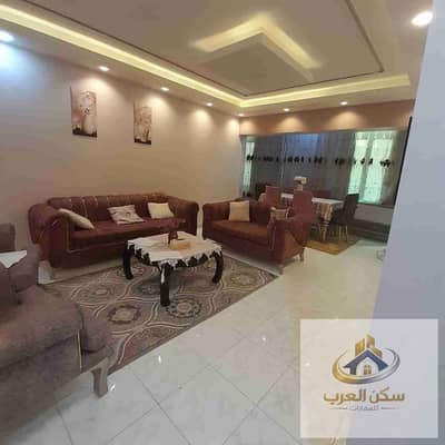 Furnished apartment for rent, 130 sq m, on Mustafa El Nahas Street, excellent location. Daily and monthly rentals available directly from the owner. Air-conditioned and sanitized.