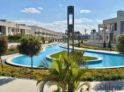 Detached villa for sale in Lake West 3 Compound - Cairo Capital, directly on the waslet Dahshur Road, installment options available.