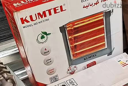 دفاية كهربائية كومتيل 2200 وات - 4 شمعات - لتدفئة الفراخ دفاية كهربائية كومتيل 2200 وات - 4 شمعات - لتدفئة الفراخ