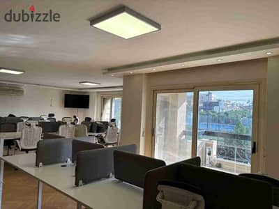 Luxury furnished office for rent, high-end furniture, air-conditioned, prime location, Sheraton