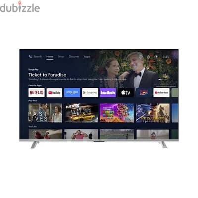 شاشة تورنيدو 4K بدون فريم 65 بوصة أندرويد ريسيفر داخلي 65UA1400E