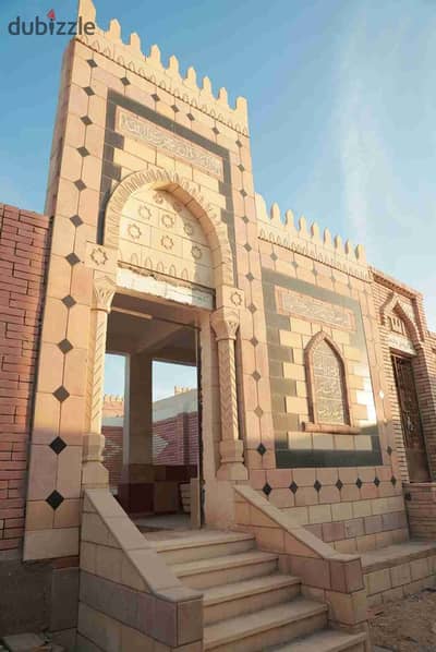 مدفن للبيع في مقابر اكتوبر طريق الواحات خلف مساكن عثمان وجامعة نوال الدجوي