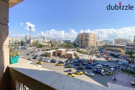 شقة للبيع 220 م سموحة (ميدان فيكتور عمانويل)