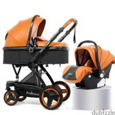 stroller and car seat