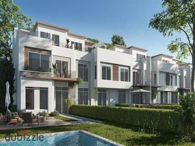 Received a 229 meter townhouse villa in a prime location directly on Dahshour link in front of Beverly Hills