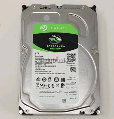 Seagate Barracuda 8TB 100% health هارد ٨ تيرا سيجيت باراكودا