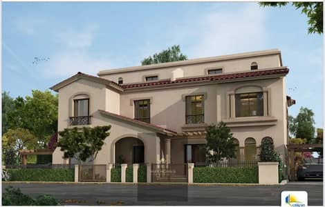 For sale in Madinaty, Twin House model E3, wide garden view, corner, top distinction