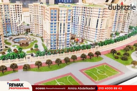 An apartment for sale 139 m in Sawary with an open view overlooking the villas