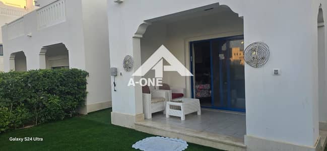 Ground floor chalet with garden, 2 bedrooms, sea view, open view, priced below market value at only 18 million, Marassi, North Coast, Sidi Abdel Rahma Ground floor chalet with garden, 2 bedrooms, sea view, open view, priced below market value at only 18 million, Marassi, North Coast, Sidi Abdel Rahma
