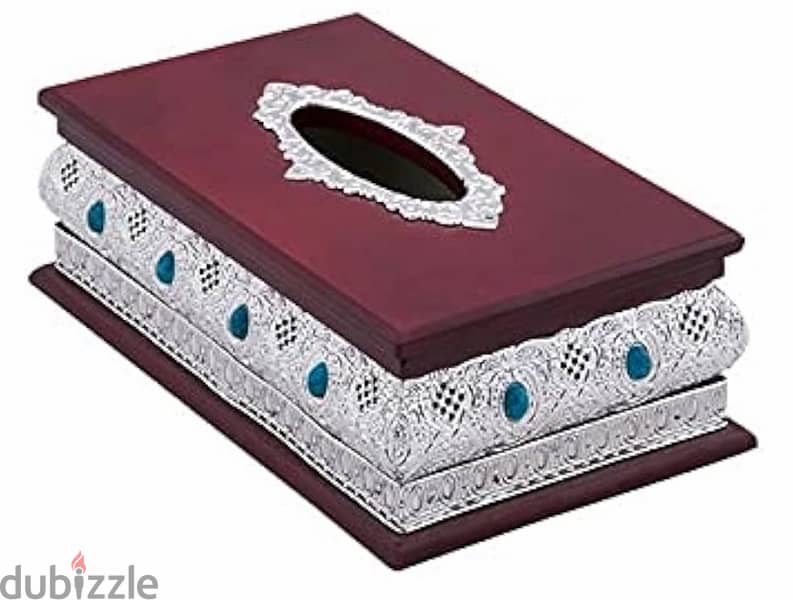 silver plated tissue box 2