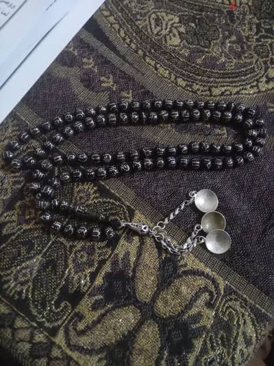 سبحه اثريه ذات طابع عتيق فضه