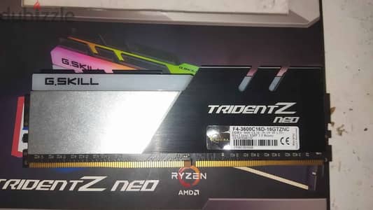G. skill Trident Neo 1x8 gb 3600 MHZ