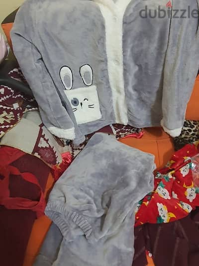 بيجامة حريمي جديده قطيفه موهير
