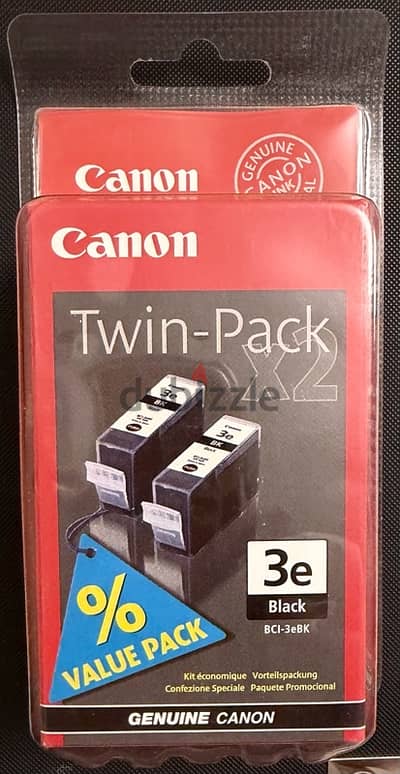 Genuine Original Canon twin pack Printer Ink