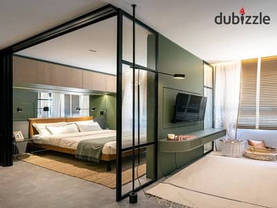 57m studio for sale next to Sawiris Palace with a down payment of only 1,100,000 in a built compound, at the lowest investment price, and with a retur
