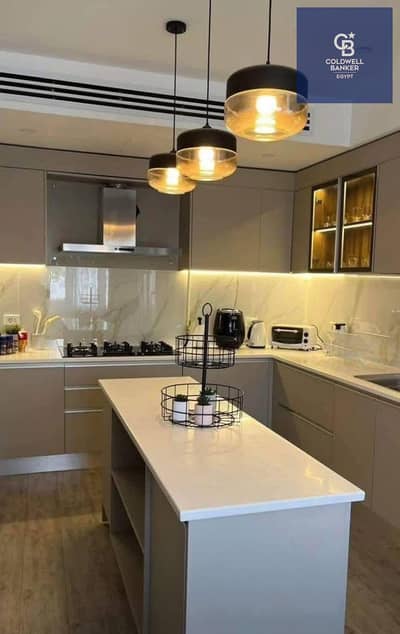 "La Vista" prime location apartment for sale with only 5% down payment and 8 years installments in EL PATIO RIVA - Sixth Settlement - New Cairo